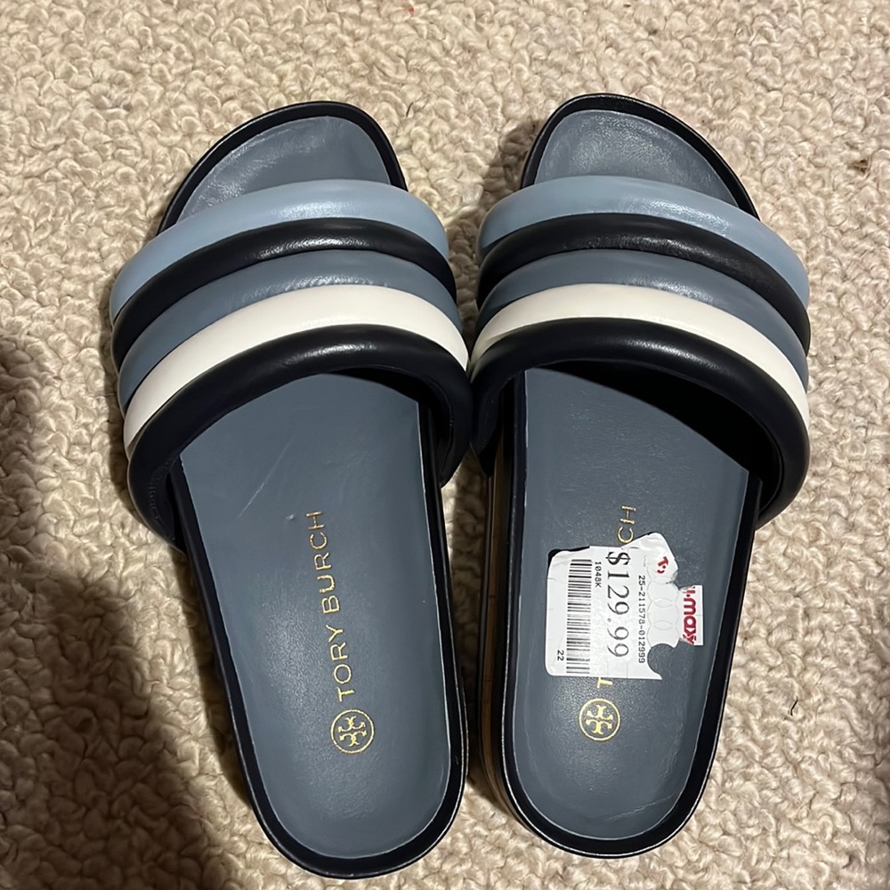 Tory Burch slides/sandals/shoes, purchased new at TJ Maxx